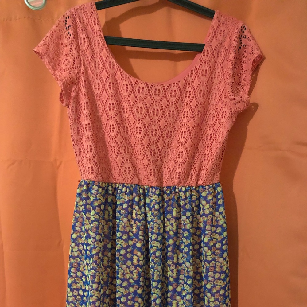coral dress